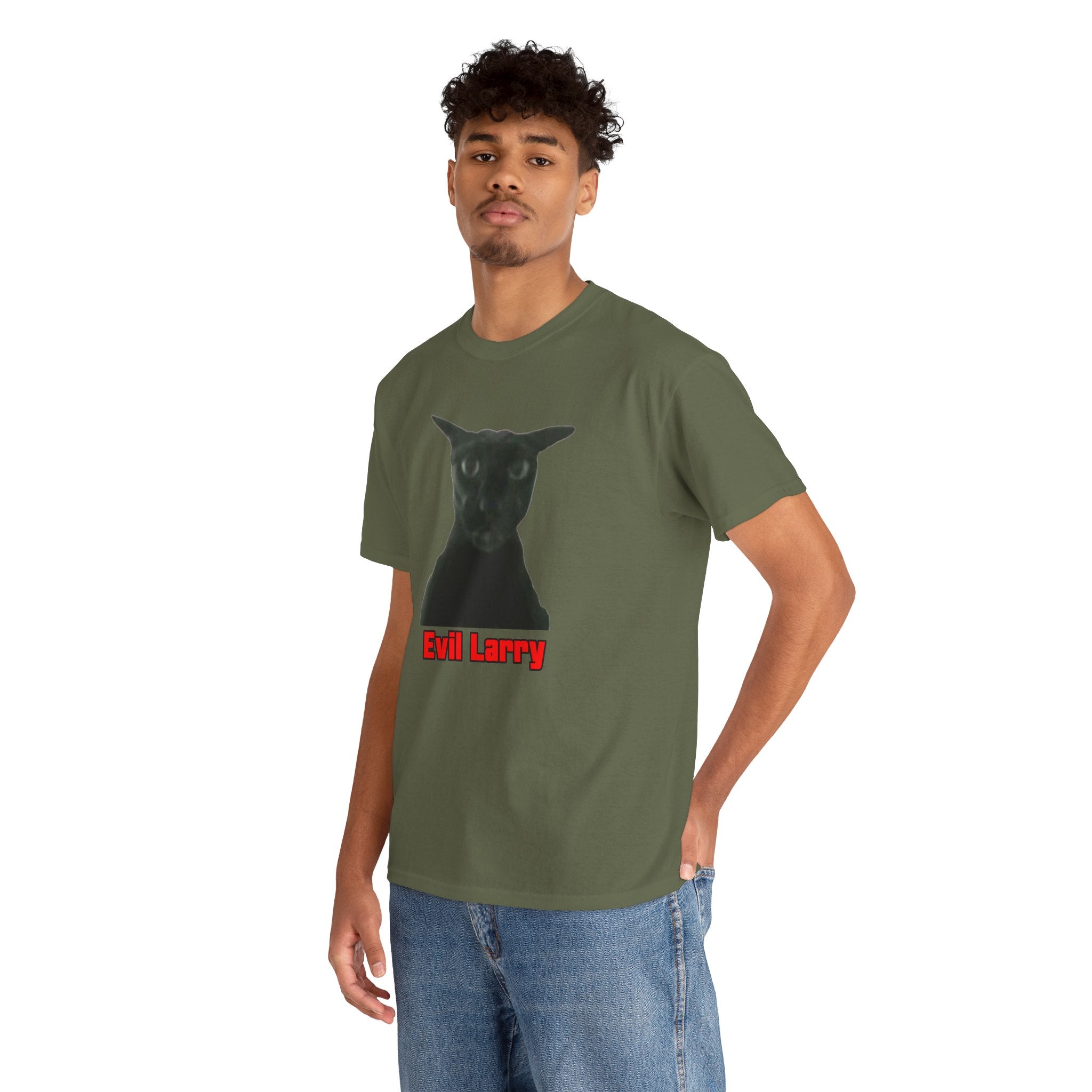 "Evil Larry" Cat Graphic Tee