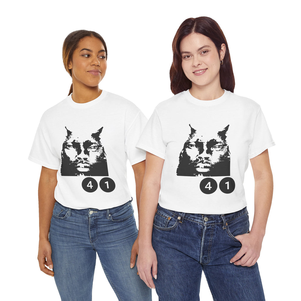 "41" Mogger Cat T-Shirt