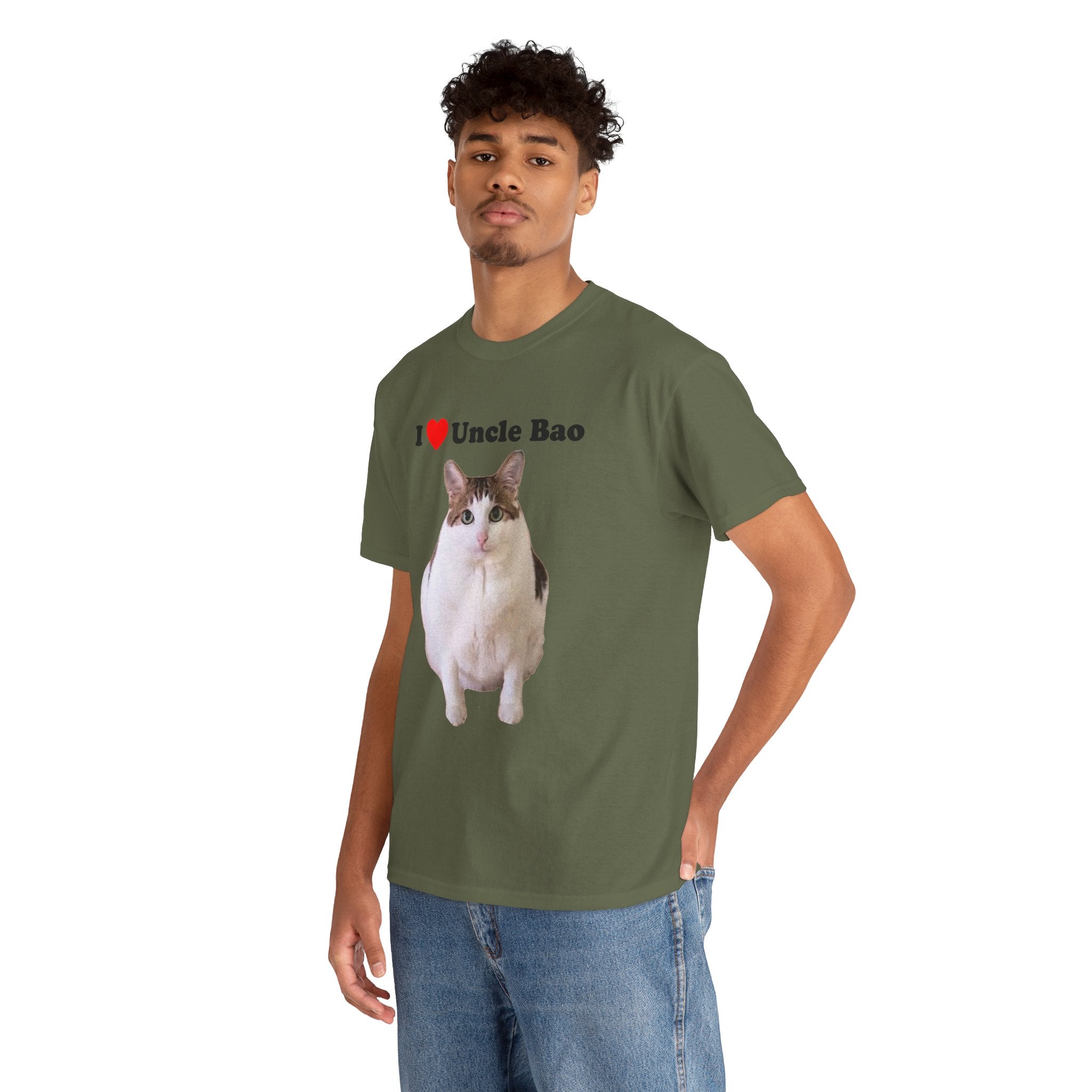 "I Love Uncle Bao" Cat T-Shirt