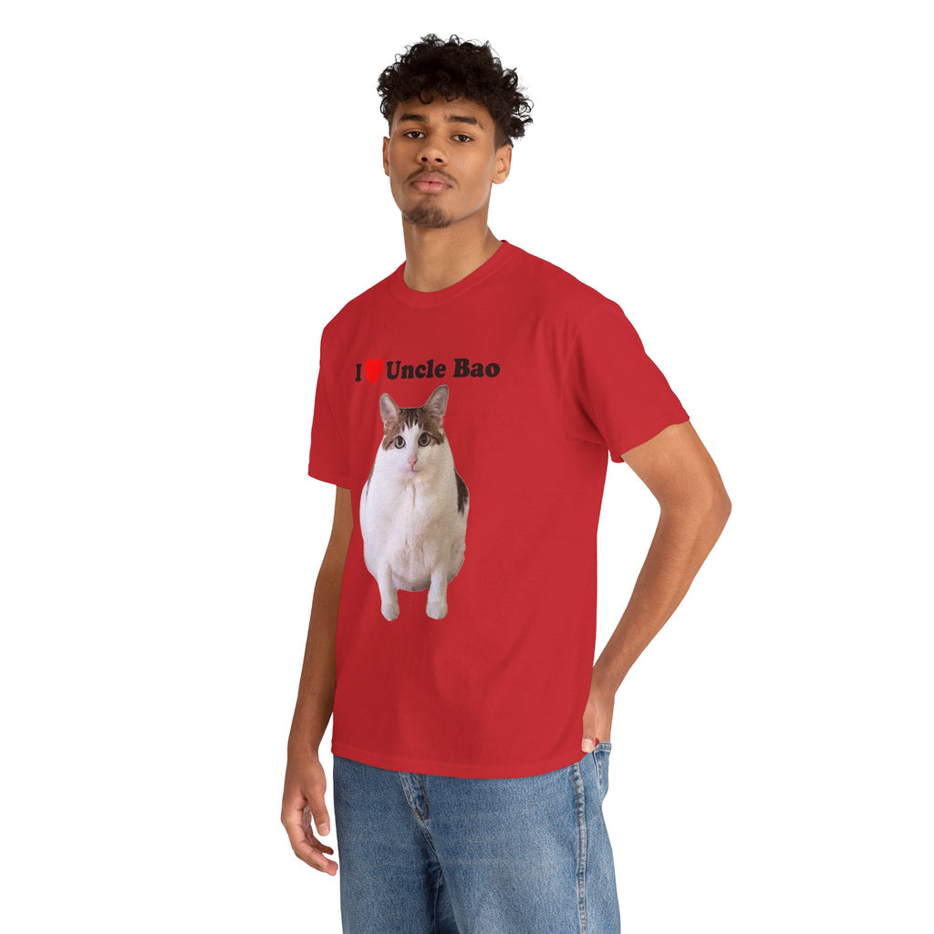 "I Love Uncle Bao" Cat T-Shirt